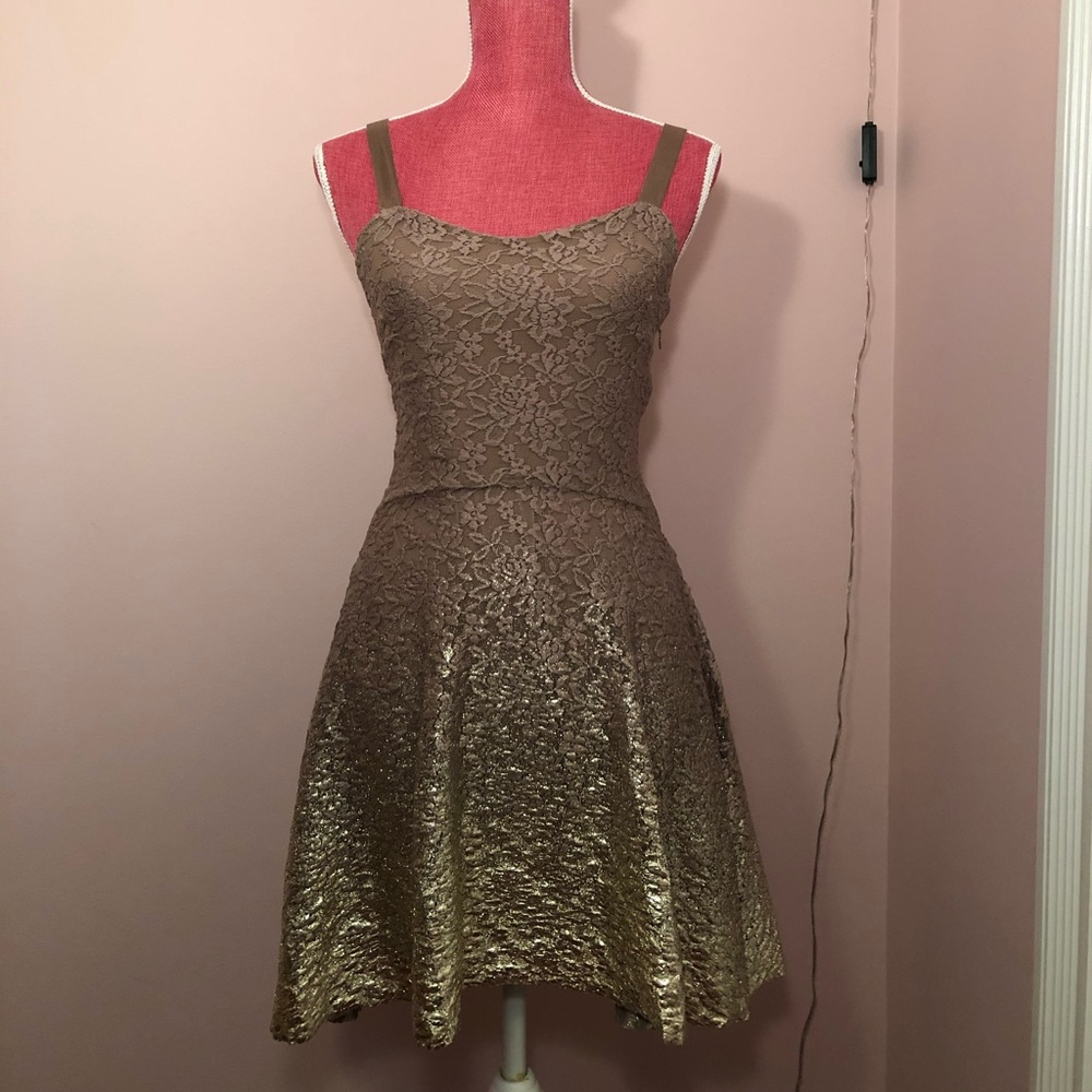 Free People foiled ombré dress